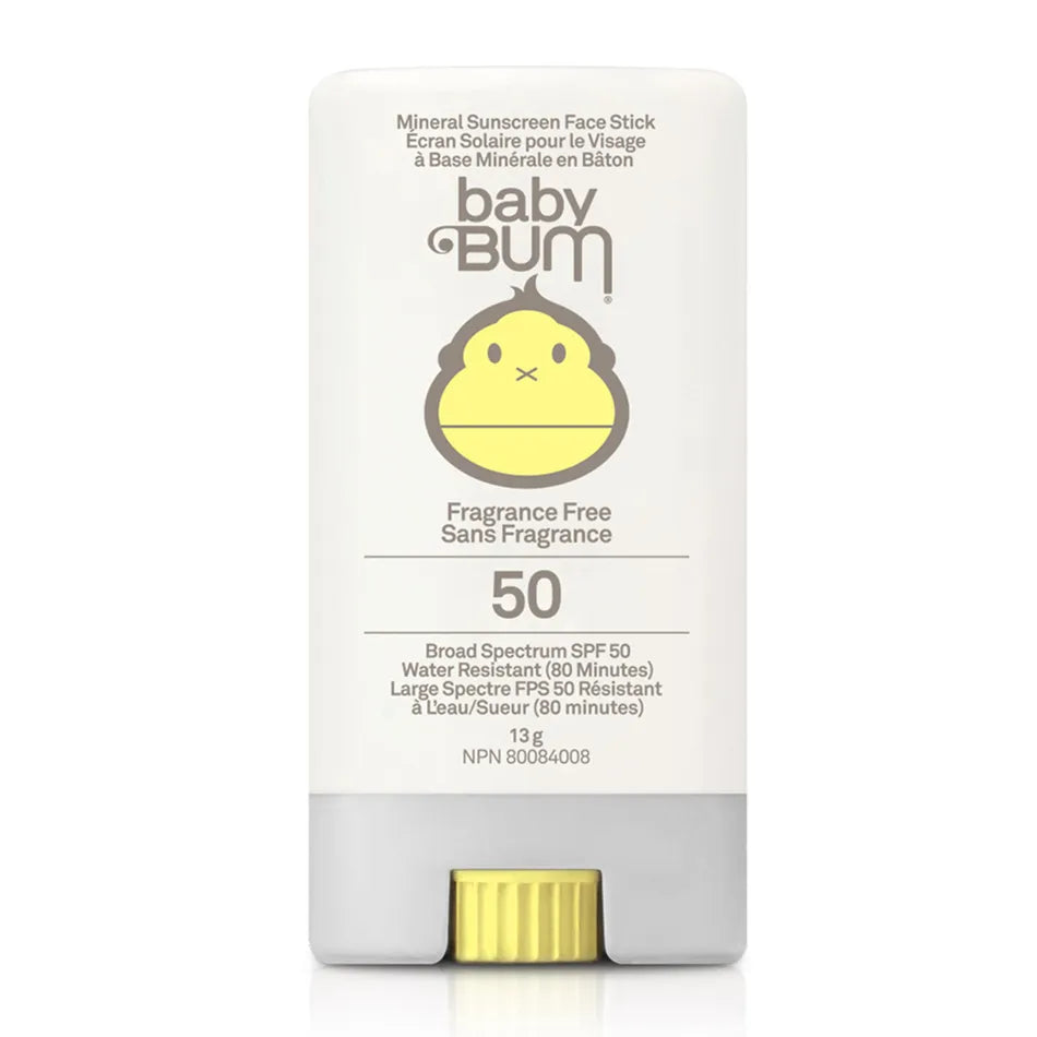 Baby Bum Écran Solaire Visage Minérale en Bâton 871760006010 - BLANC