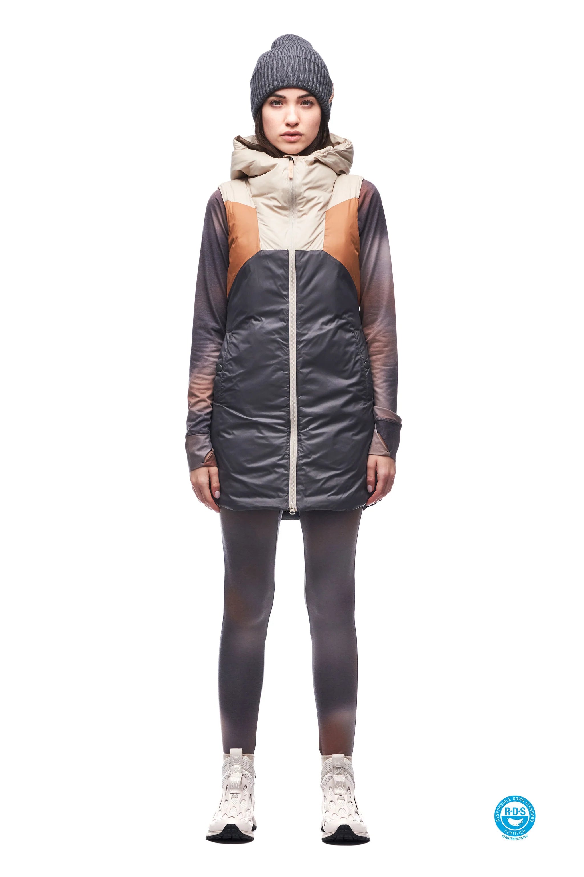 indd0026
Indyeva Veste Sans Manches Réversible Selimut Full Zip - Femme - STORM SKY/FELINE CB