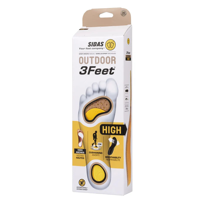 Sidas Semelles 3 Feet Outdoor High Hiking Insoles - Unisexe