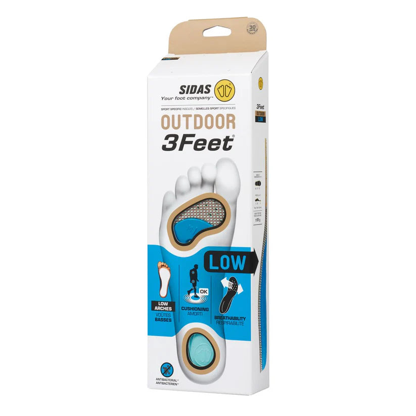 Sidas Semelles 3 Feet Outdoor Low Hiking Insoles - Unisexe