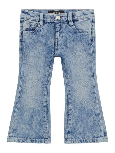 Guess Pantalon Denim Flare - Enfant k4ra03d45e0 - SAKURA LASER WASH