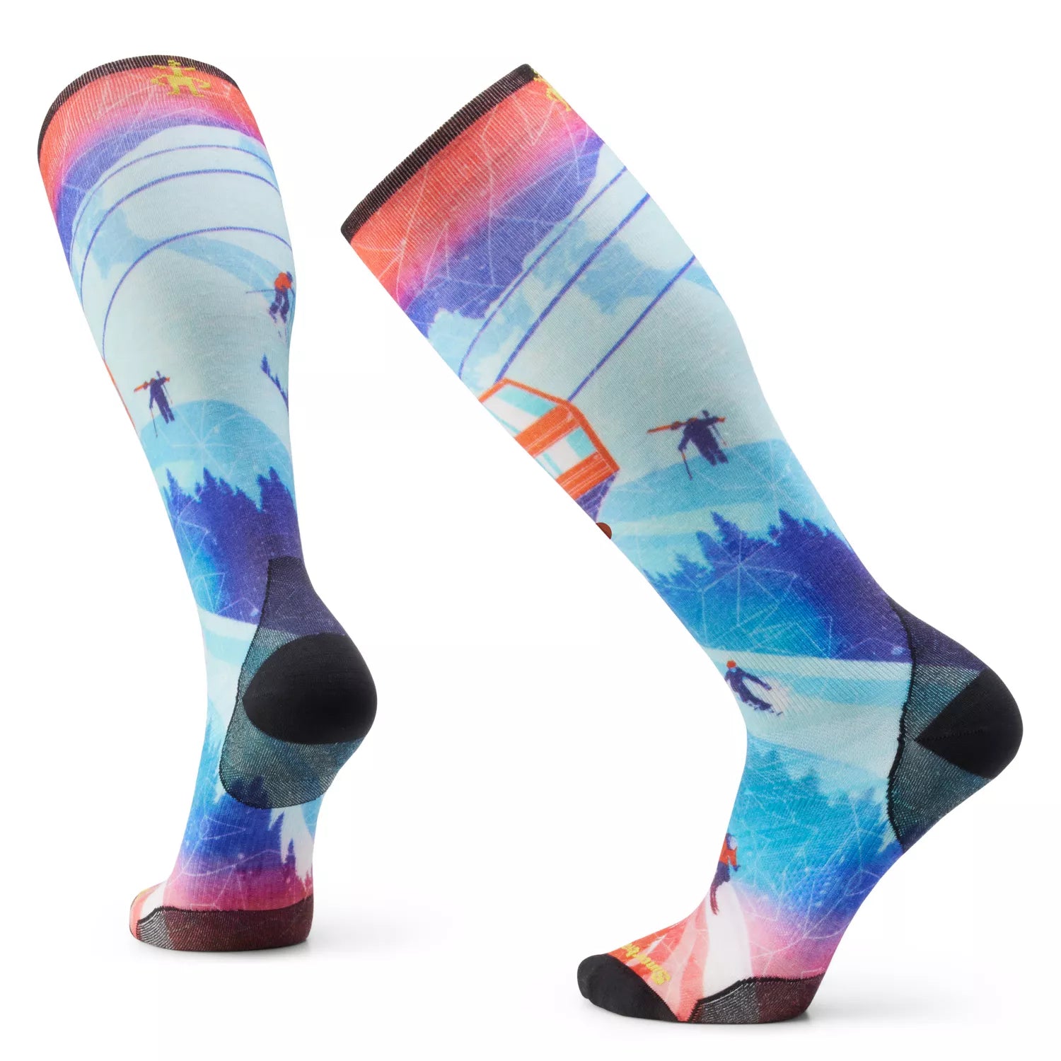 sw002144
Smartwool Bas Zero Cushion Ski Day Print Over the Calf - Unisexe - LAGUNA BLUE