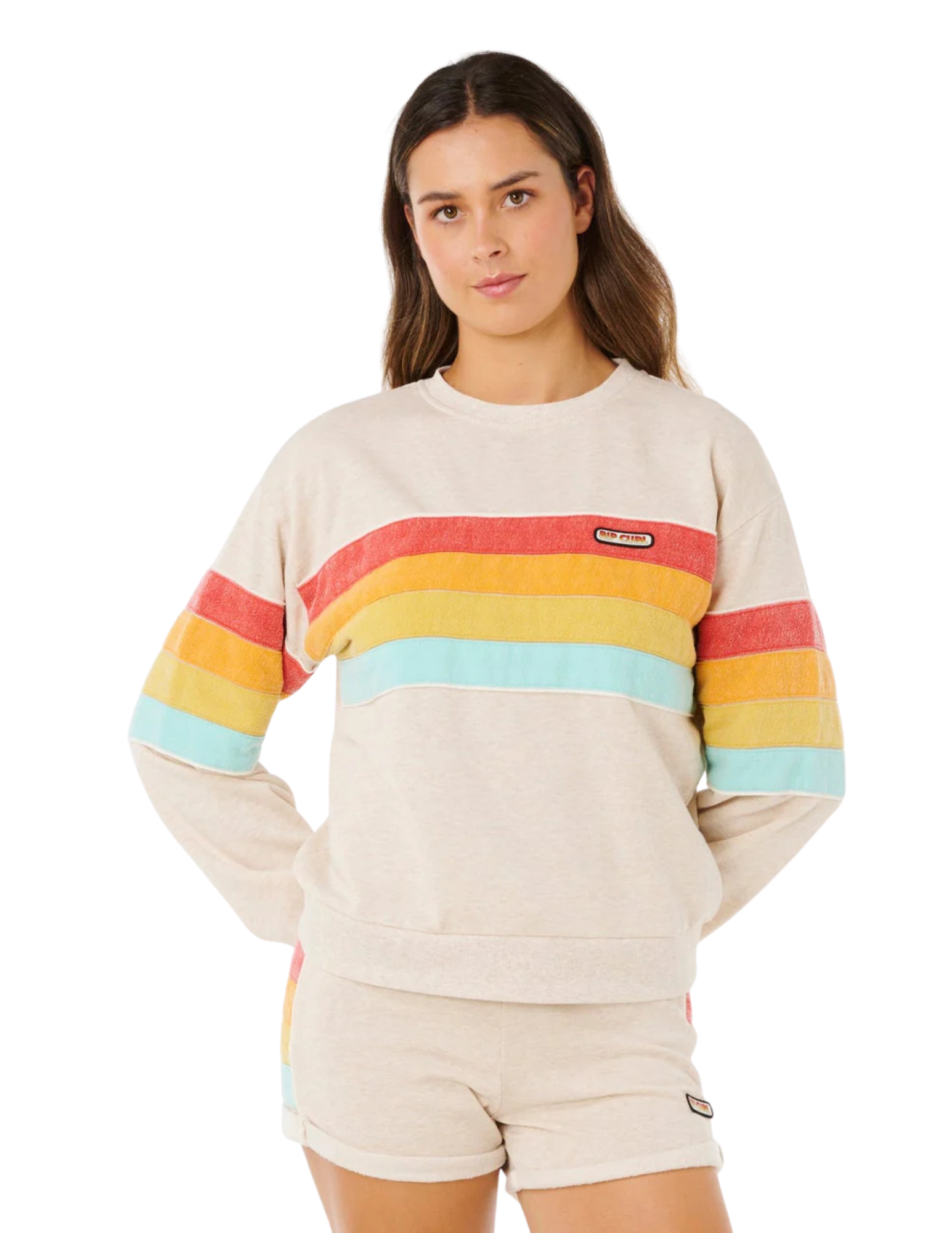 0bewfl
Rip Curl Chandail Surf Revival Relaxed - Femme - OATMEAL/0721