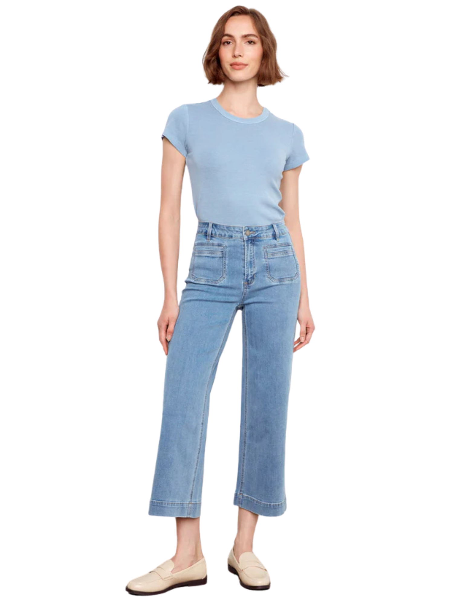 c5538x
Charlie B Pantalon - Femme - JEAN BLEU