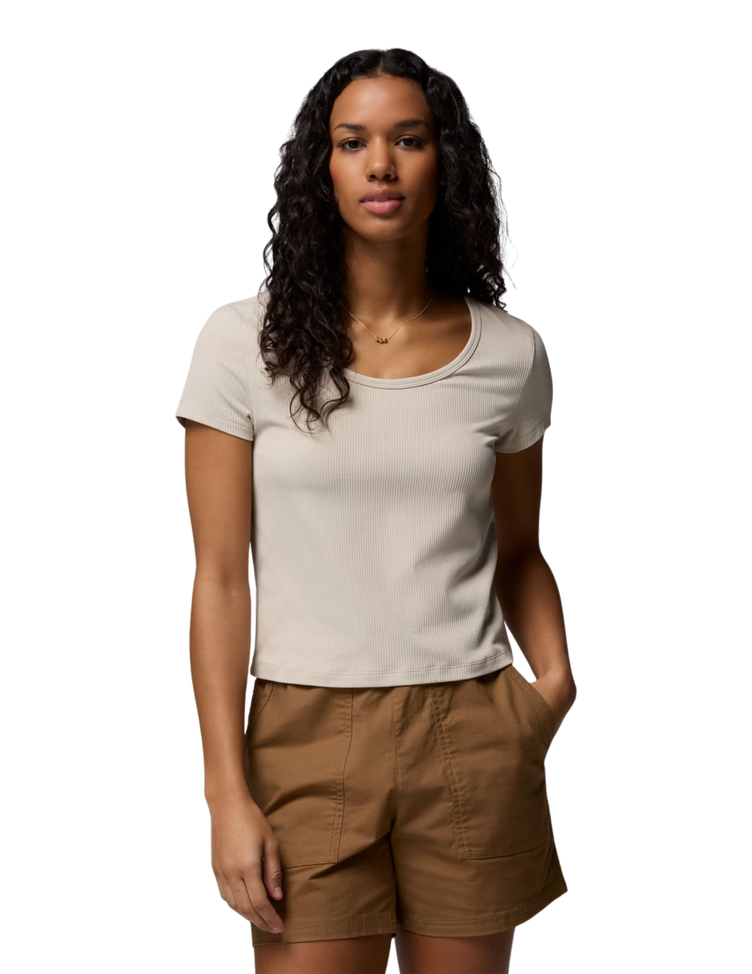 COLUMBIA T-SHIRT PINETOWN CANYON RIB - FEMME