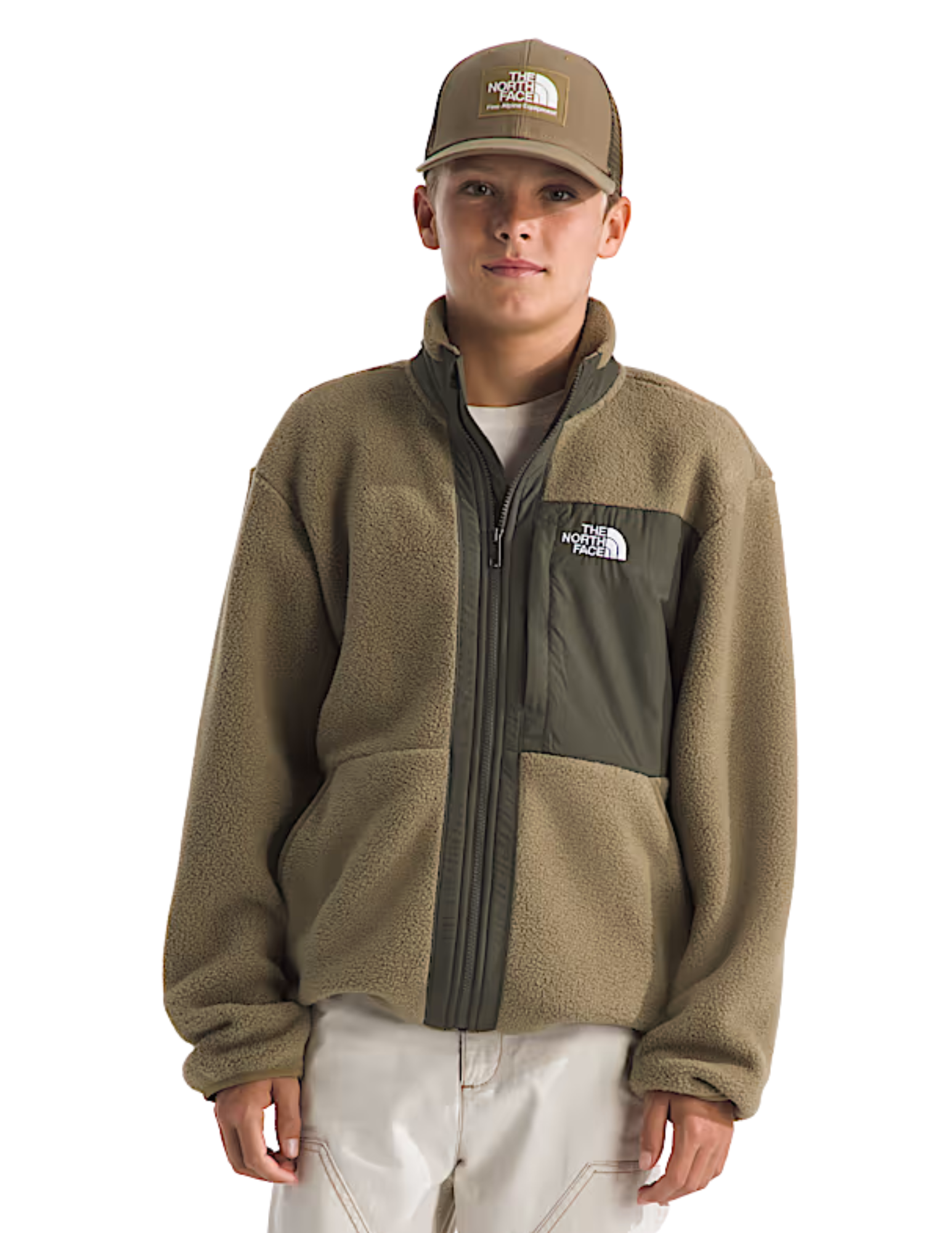 nf0a8azg
THE NORTH FACE CHANDAIL FULL ZIP BOY'S YUMIORI - ENFANT - CEDAR/NEW TAUPE GREEN