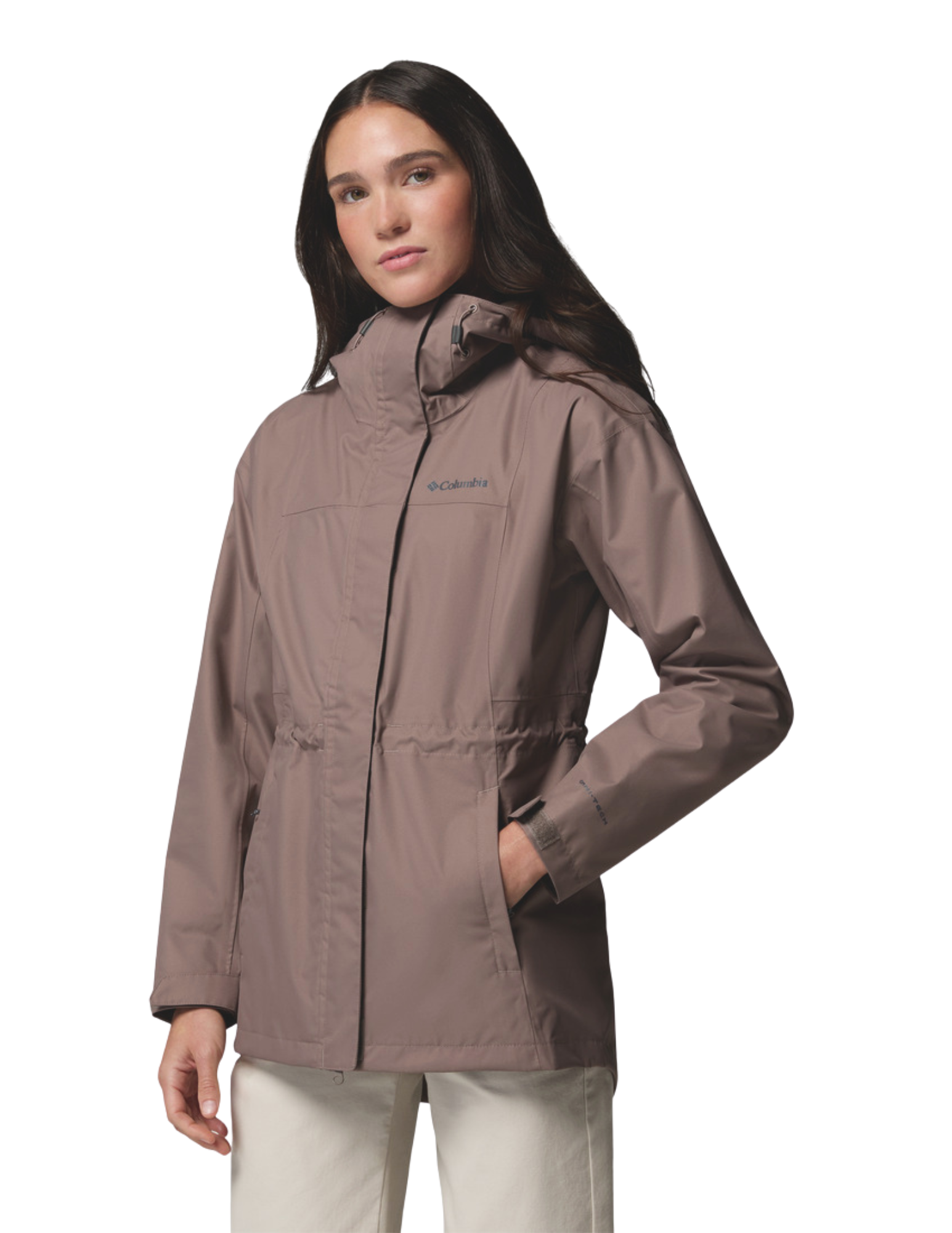 2113901
COLUMBIA VESTE IMPERMÉABLE HIKEBOUND II LONG - FEMME - IRON/254