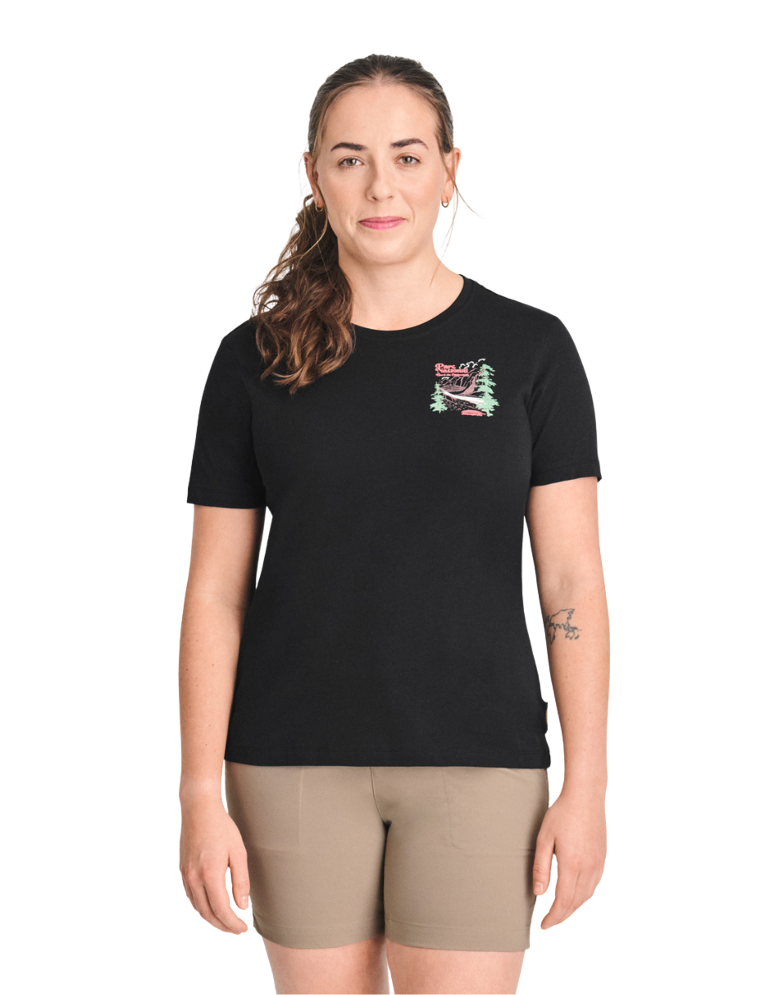 18526
Chlorophylle T-Shirt Parc National - Femme - NOIR PUR