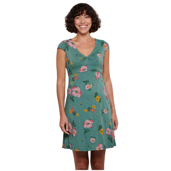 Toad&co Robe Rosemarie - Femme  https://spinsports.ca/products/t1772811 SILVER PINE FLORAL PRINT