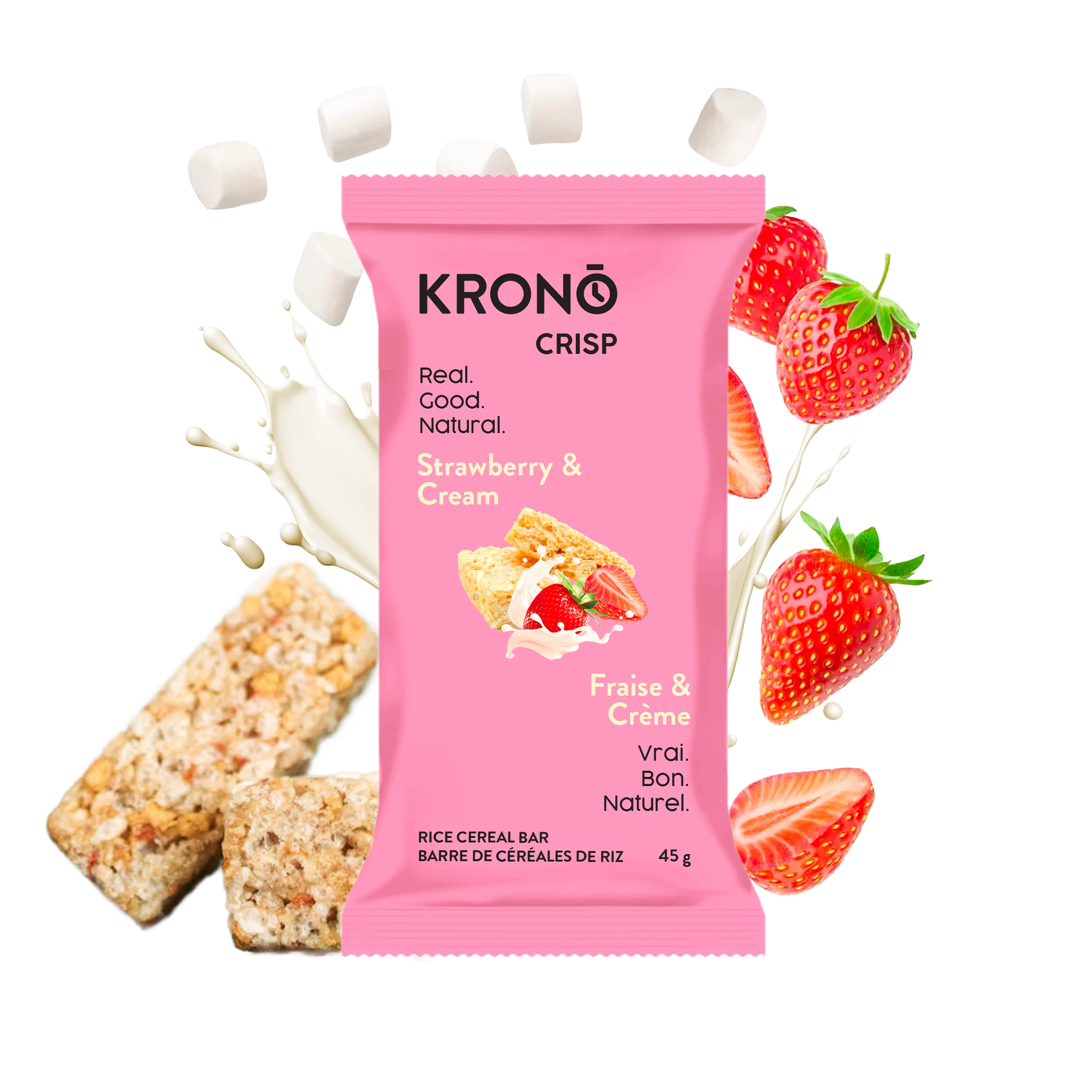 847589072932
KRONO CARRÉ DE RIZ ÉNERGÉTIQUE - FRAISE & CRÈME