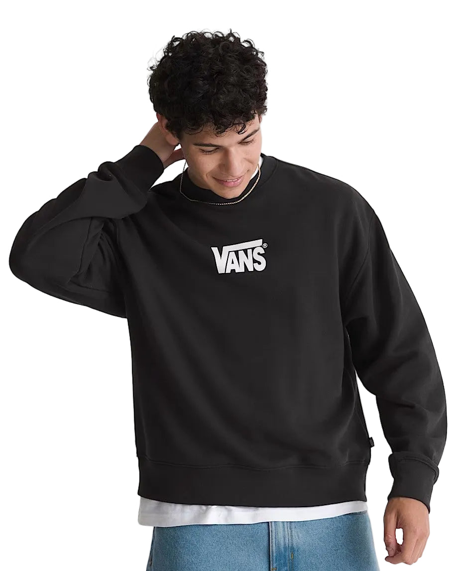 vn000sts
VANS CHANDAIL À MANCHES LONGUES STRETCH LOGO CREW - HOMME - NOIR/BLANC