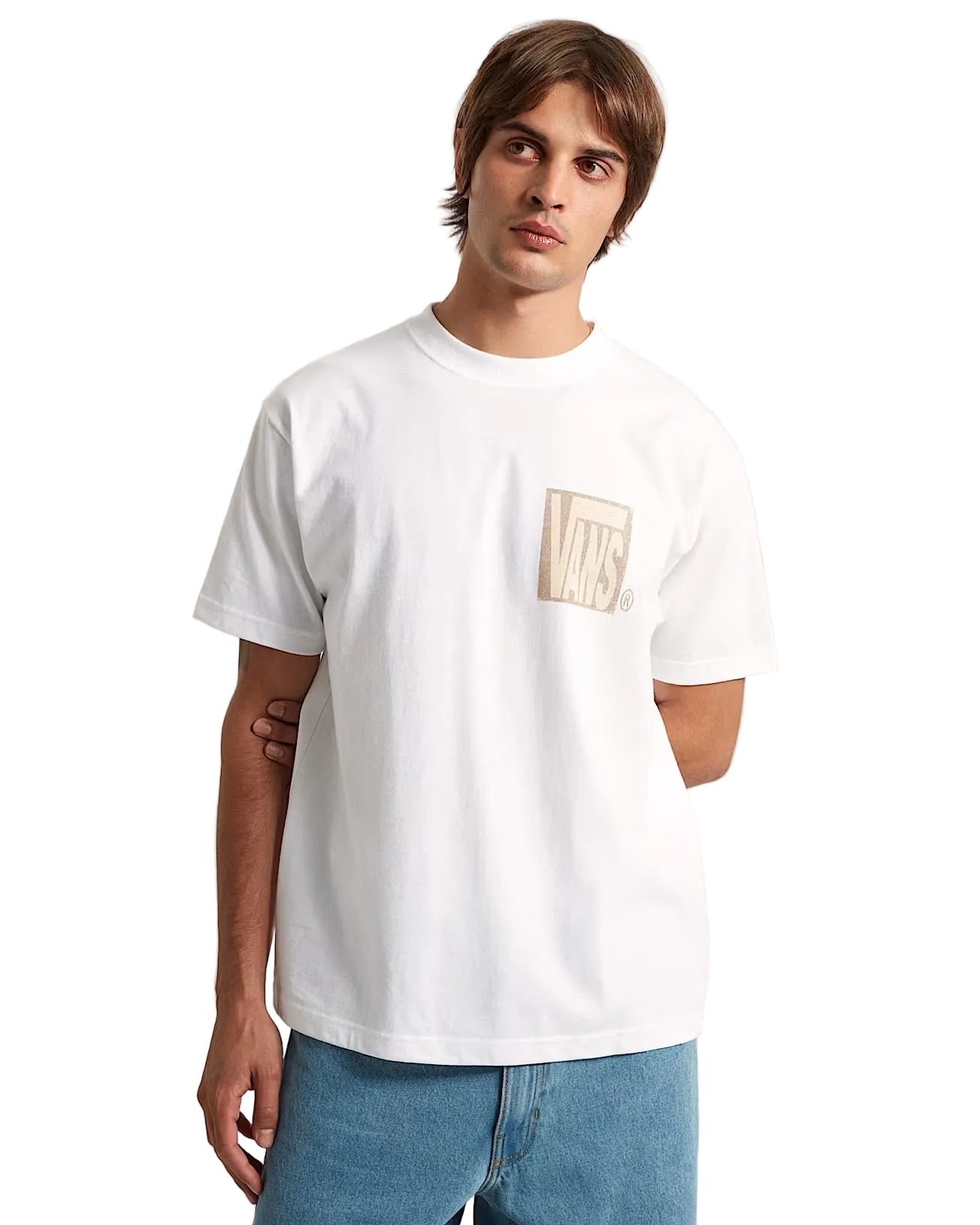 vn000swe
VANS T-SHIRT STRETCH STACK CRACKLE - HOMME - BLANC