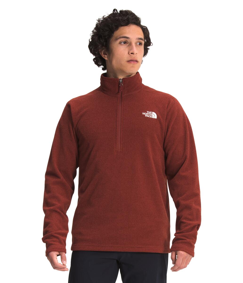 The North Face Chandail 1/4 Zip Textured Cap Rock - Homme