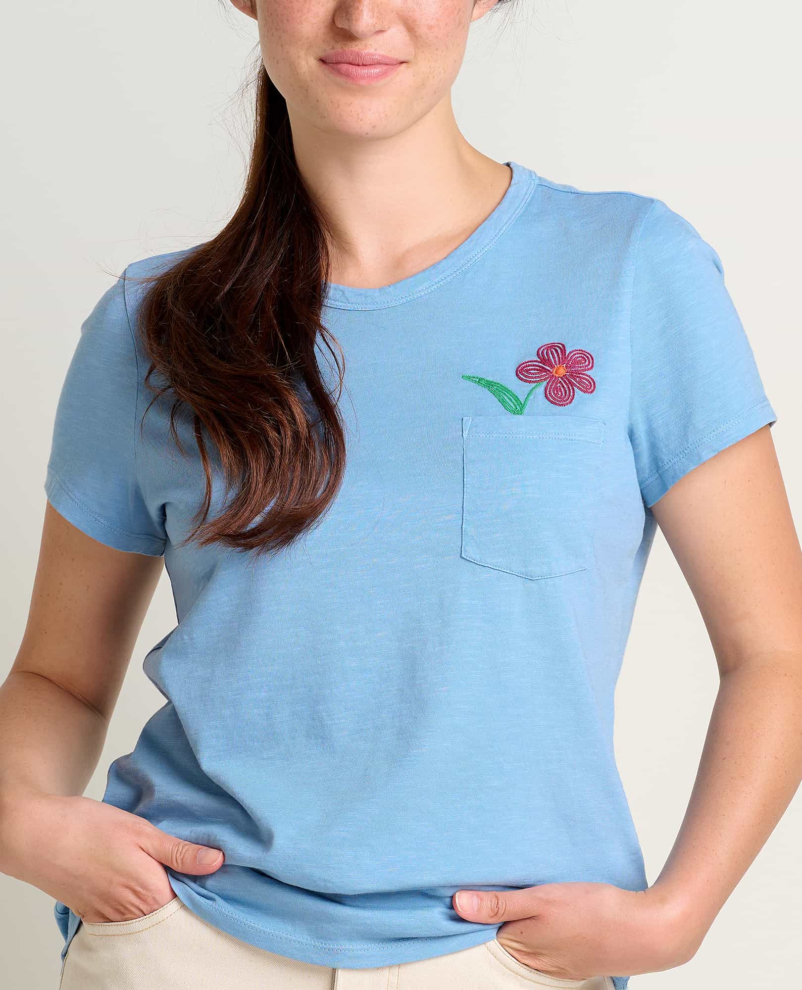 Toad&Co T-Shirt Primo Crew Brodé - Femme