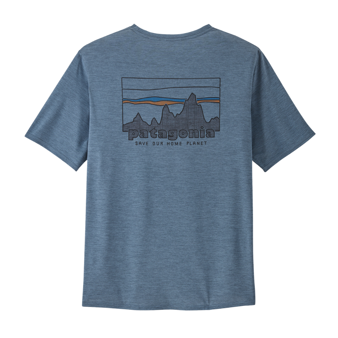 45235
T-shirt Patagonia Cool pour homme - SKYLINE/FEATHER GREY