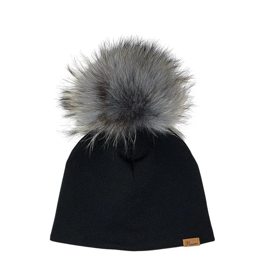 tf-6001p04
Flocon Tuque Doublée Noir Texturé Pompom Naturel - Femme - NOIR