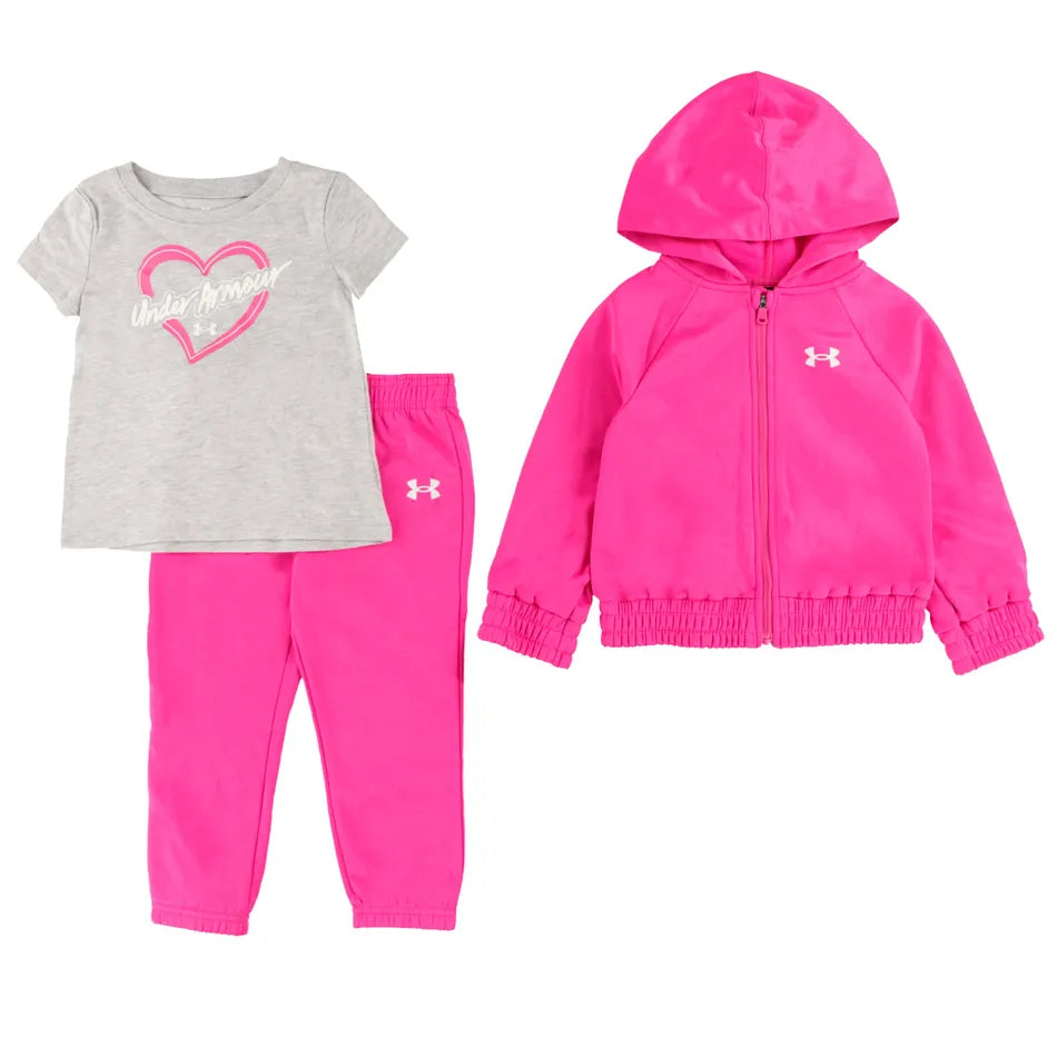 uafhi0sr
Under Armour 3 Pièces Full-Zip À Capuchon 4-6X - Enfant - REBEL PINK