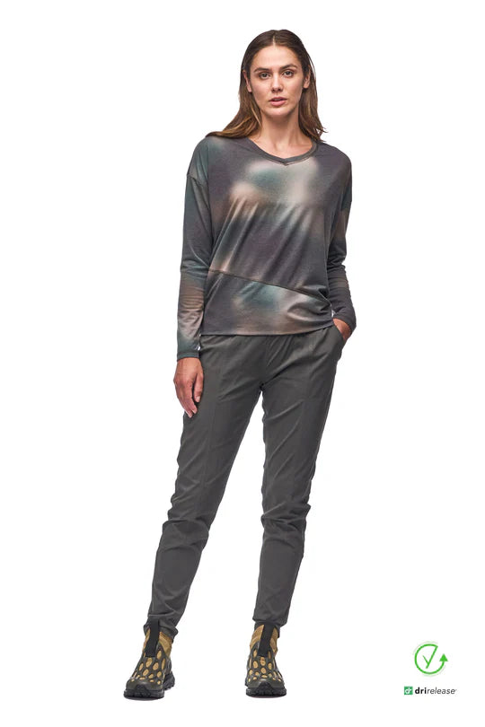 indt0041
Indyeva Chandail À Manches Longues Veloz - Femme - CYPRES AURORA PRINT