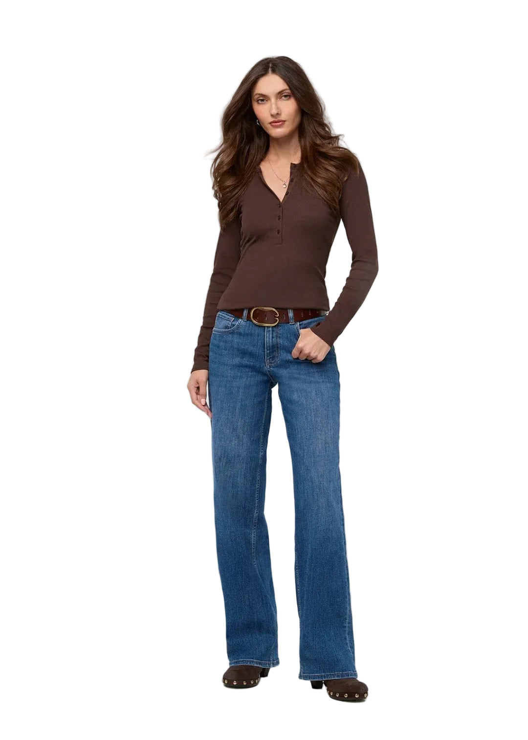 wbt10017
DU/ER PANTALON PERFORMANCE DENIM+MID RISE LOOSE STRAIGHT - FEMME - SWELL/SWE