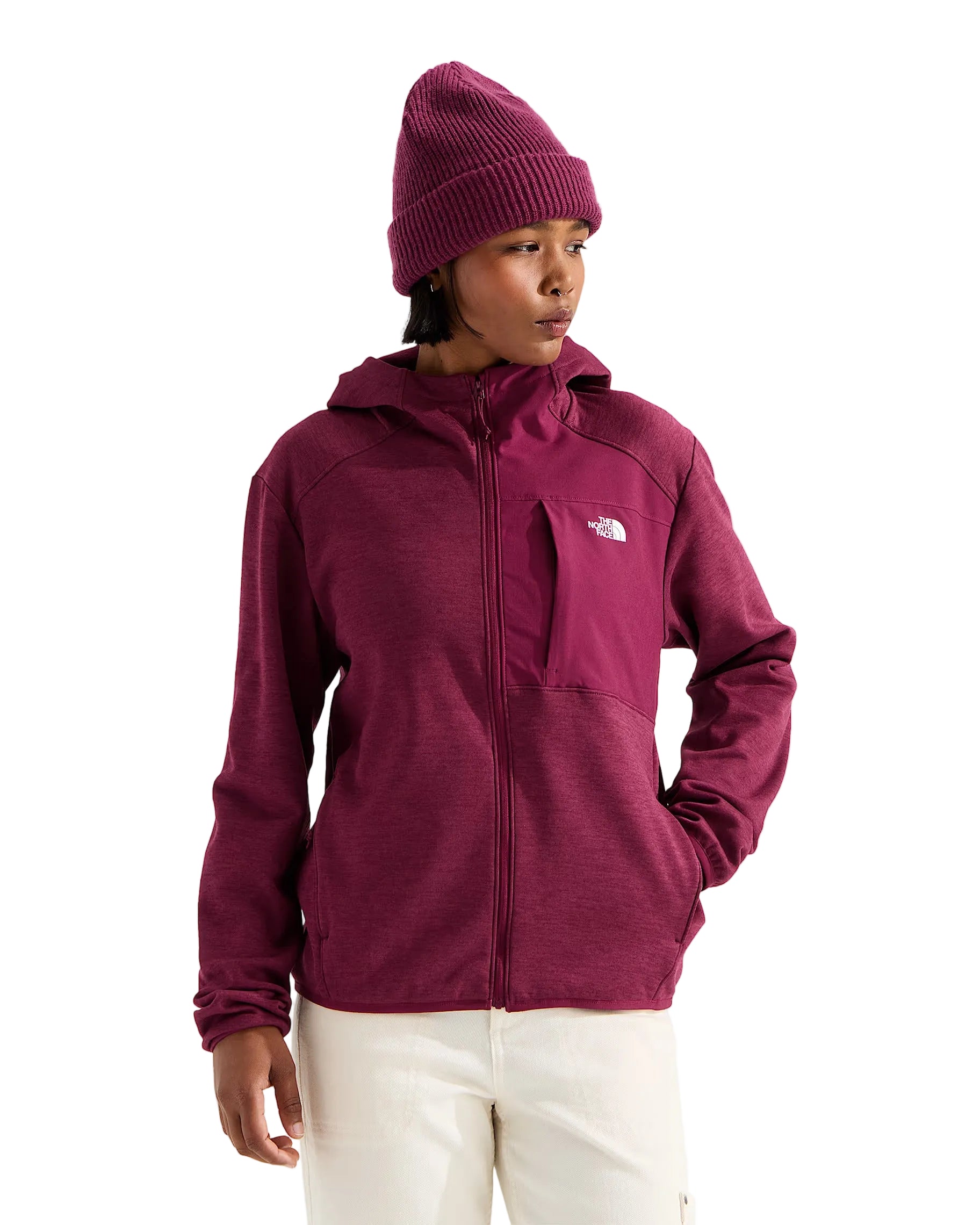 nf0a8cvu
THE NORTH FACE CHANDAIL À CAPUCHON FULL ZIP PERFORMANCE FLEECE - FEMME - BURGUNDY CRUSH LIGHT HEATHER/V4A