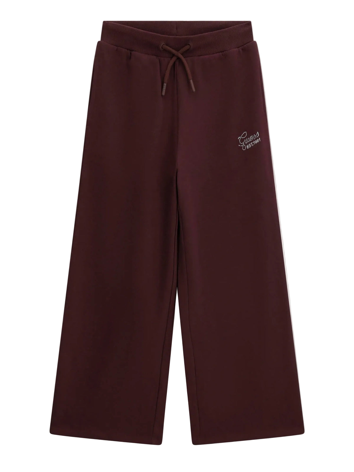 j6yb15k3935
GUESS PANTALON FRENCH TERRY PALAZZO ACTIVE 8-14 ANS - ENFANT - DEEP MAROON
