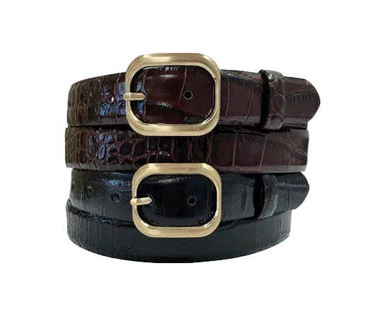 b30731
MEDIKE LANDES CEINTURE CROCO - FEMME - NOIR