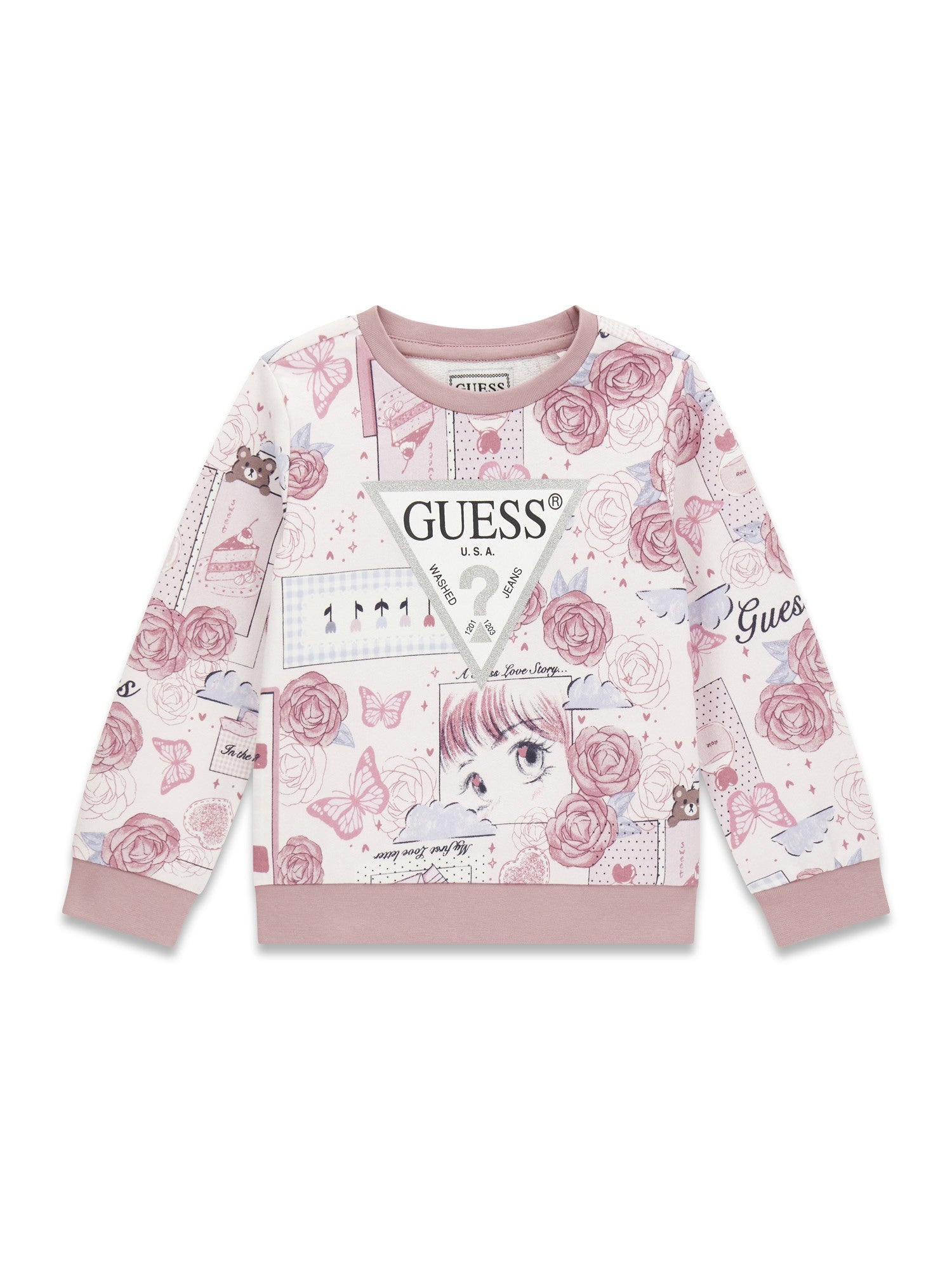 k6yq04k3845
GUESS CHANDAIL À MANCHES LONGUES ANIMAL PRINT 5-7 ANS - ENFANT - SWEET MANGA