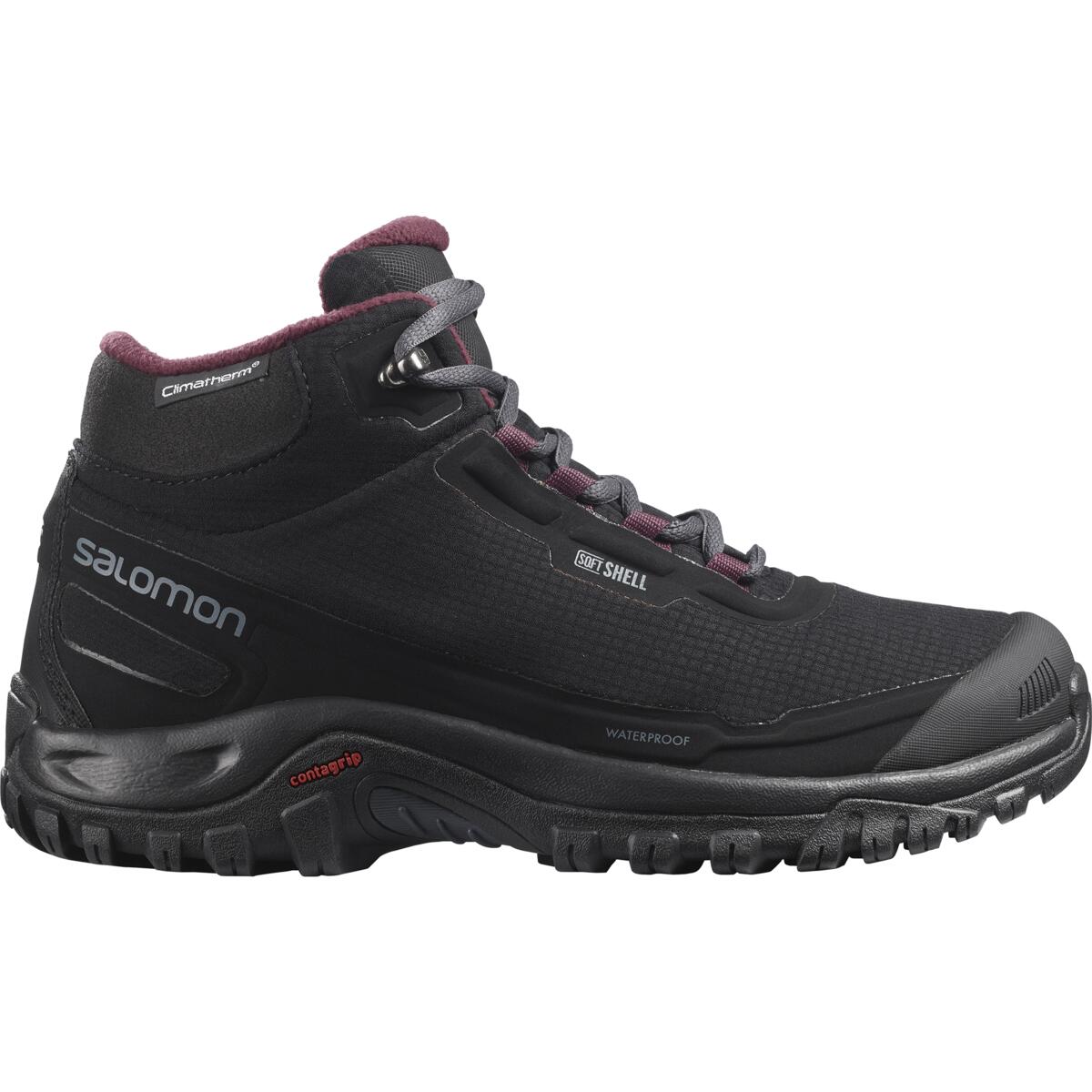 Salomon Bottes Shelter ClimaSalomon Impermables - Femme 411105 BLACK/EBONY/WINE