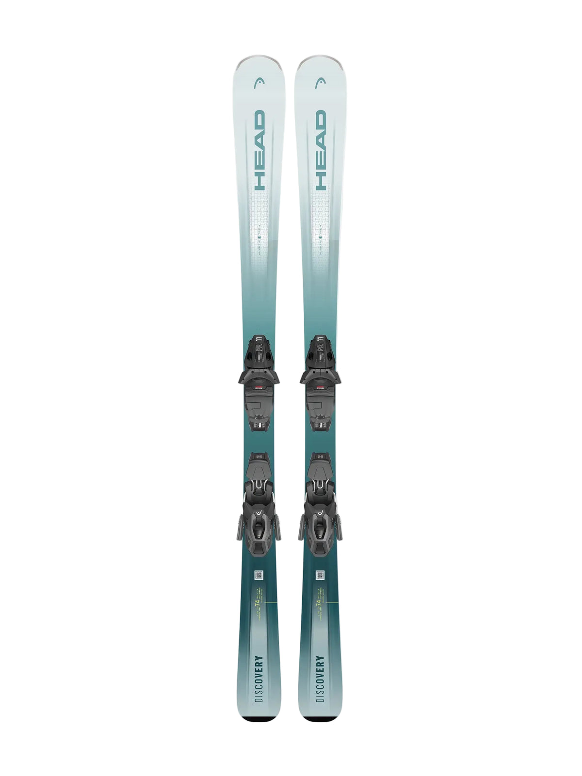 31517601
HEAD SKIS DISCOVERY 74 AM + FIXATIONS PR 11 GW - UNISEXE - WHITE BLUE