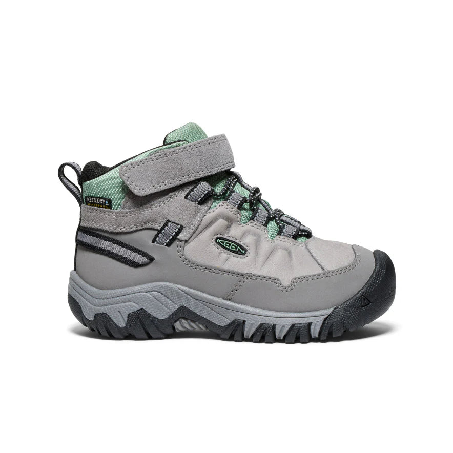 Keen Bottes De Randonnée Targhee IV Mid Waterproof - Enfant 1029613 - ALLOY GRANITE GREEN
