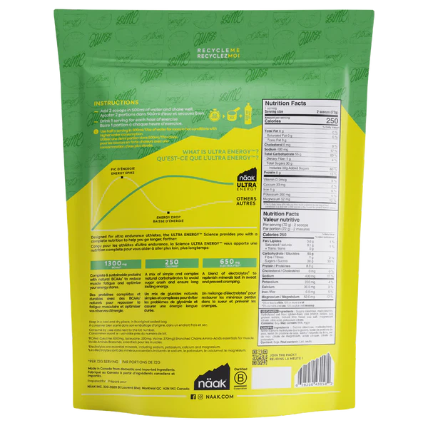 Naak Boisson Lime/nouvelle Recette 720 G