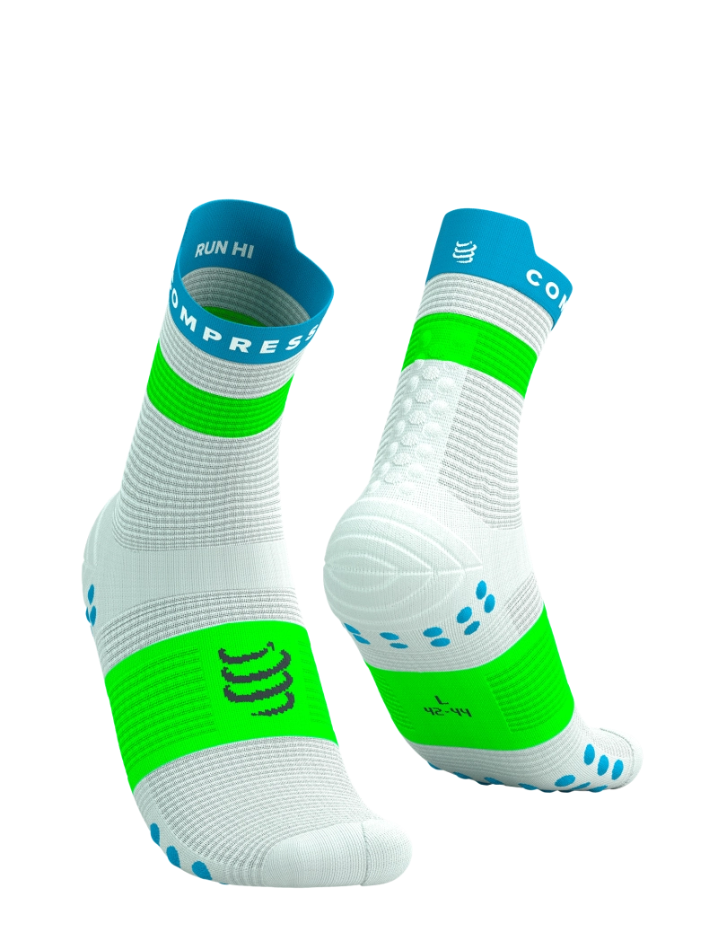 xu00046b
COMPRESSPORT BAS PRO RACING V4.0 RUN HIGH - UNISEXE - BLANC/BLEU NORDIQUE/VERT FLUO