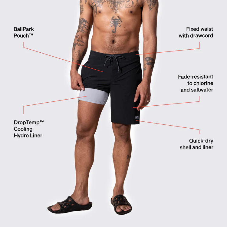 Saxx Short De Bain Betawave 2 N1 Boardie 19'' - Homme