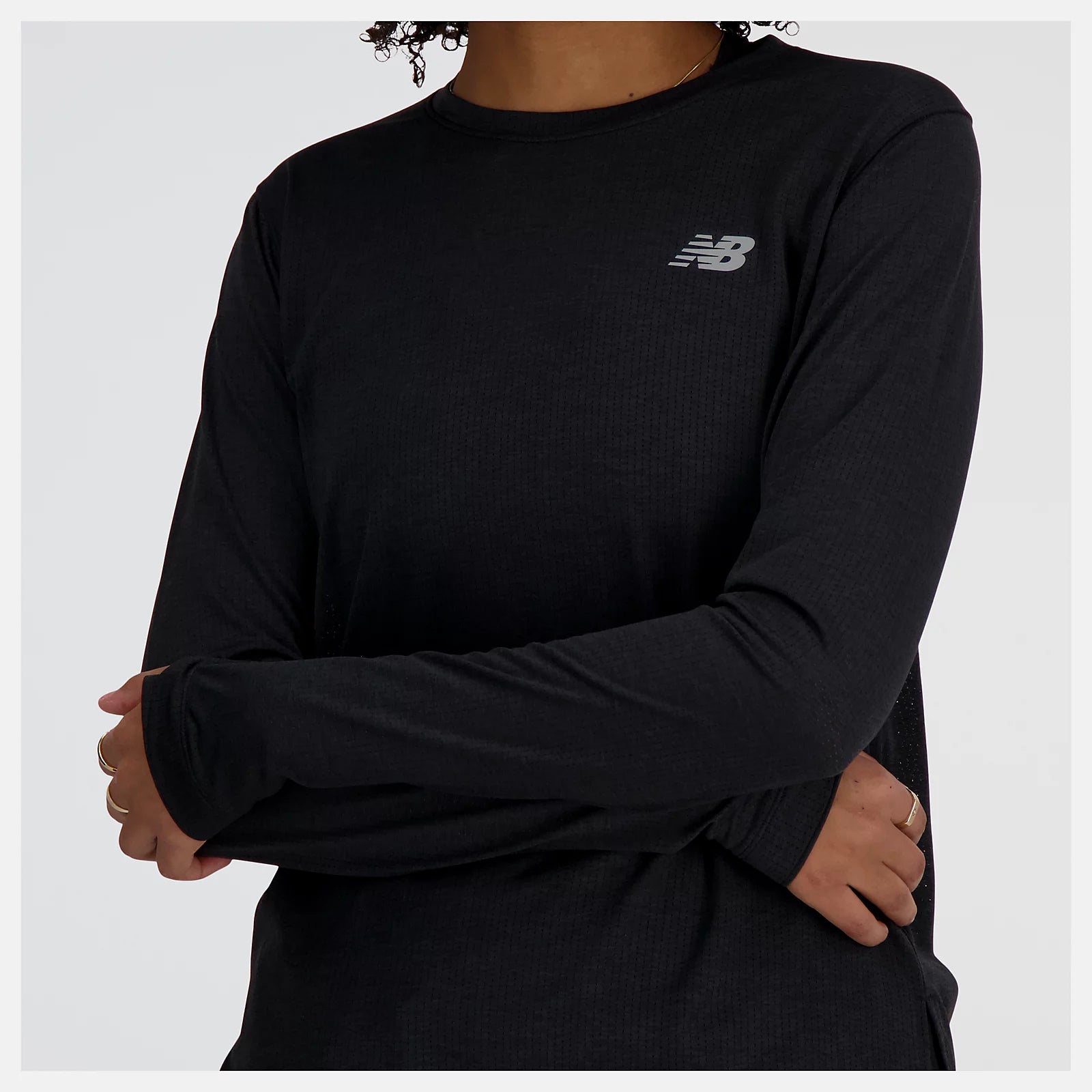New Balance Chandail À Manches Longues Athletics - Femme