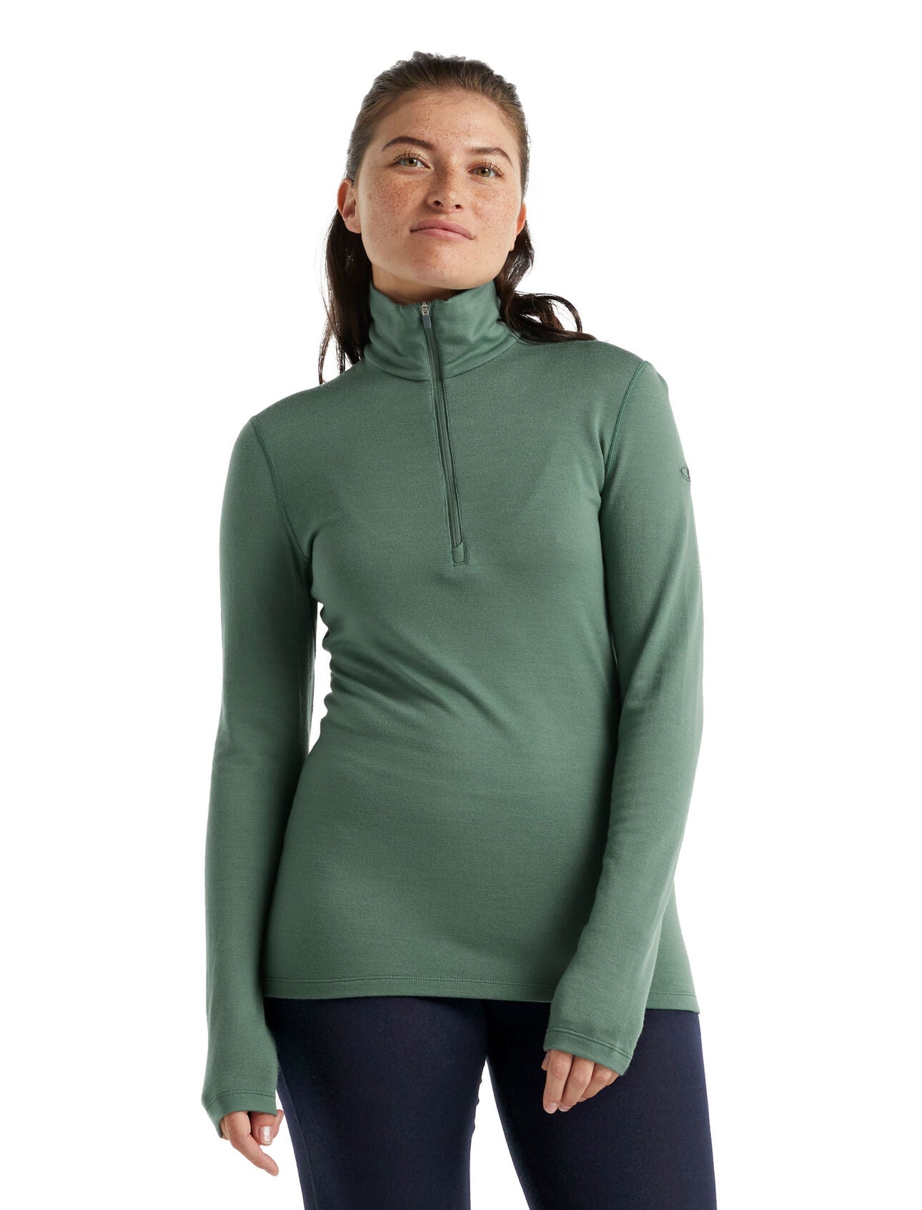 Icebreaker Chandail Mérinos Manches Longues 1/2 Zip 260 Tech - Femme