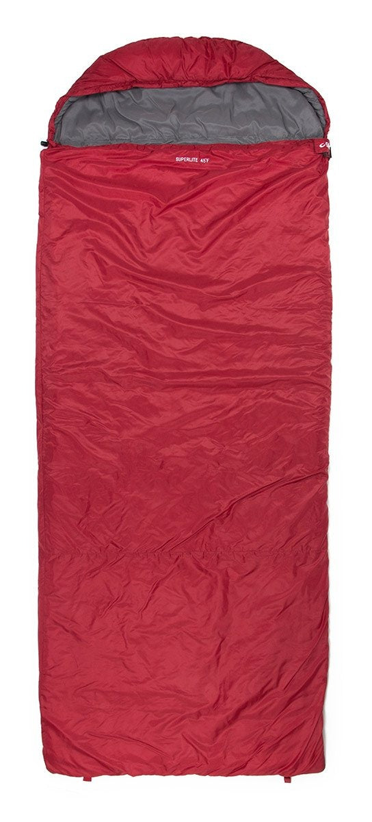 Chinook Sac De Couchage Superlite Rectangulaire 7°C 20408 - ROUGE