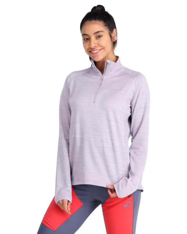 Kari Traa Chandail À Manches Longues Berthe Midlayer Demi Zip - Femme