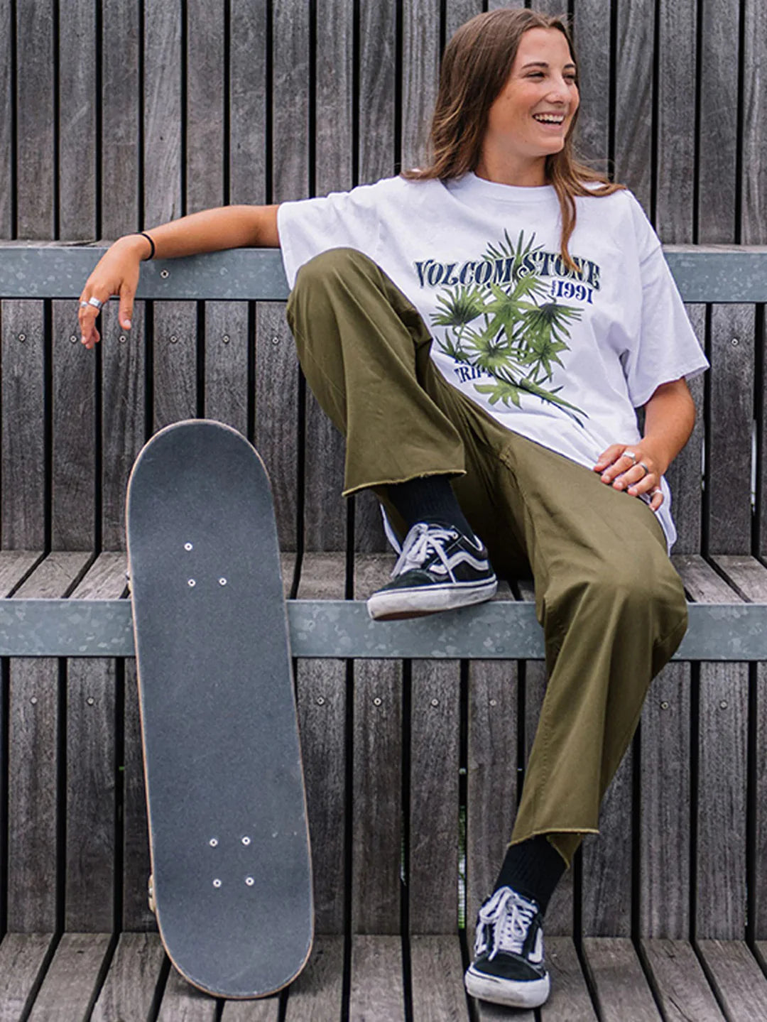 Volcom Jeans ThisThatThem Skate - Femme