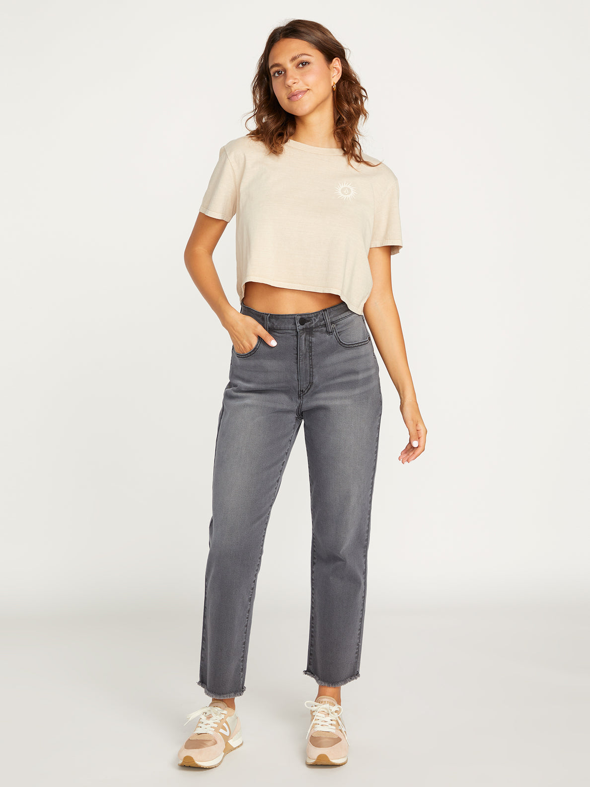 Volcom Pantalon Stone Step High Rise - Femme