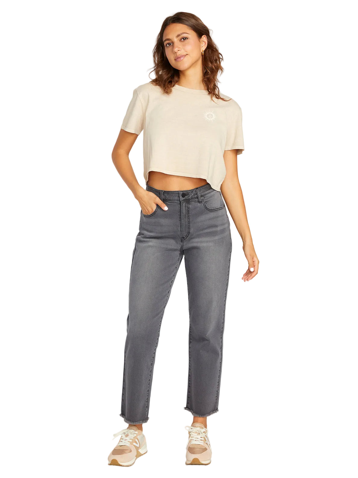 Volcom Pantalon Stone Step High Rise - Femme