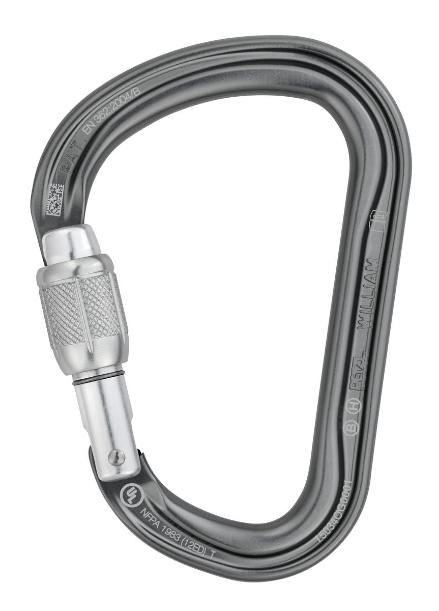 Petzl Mousqueton William Screw-Lock