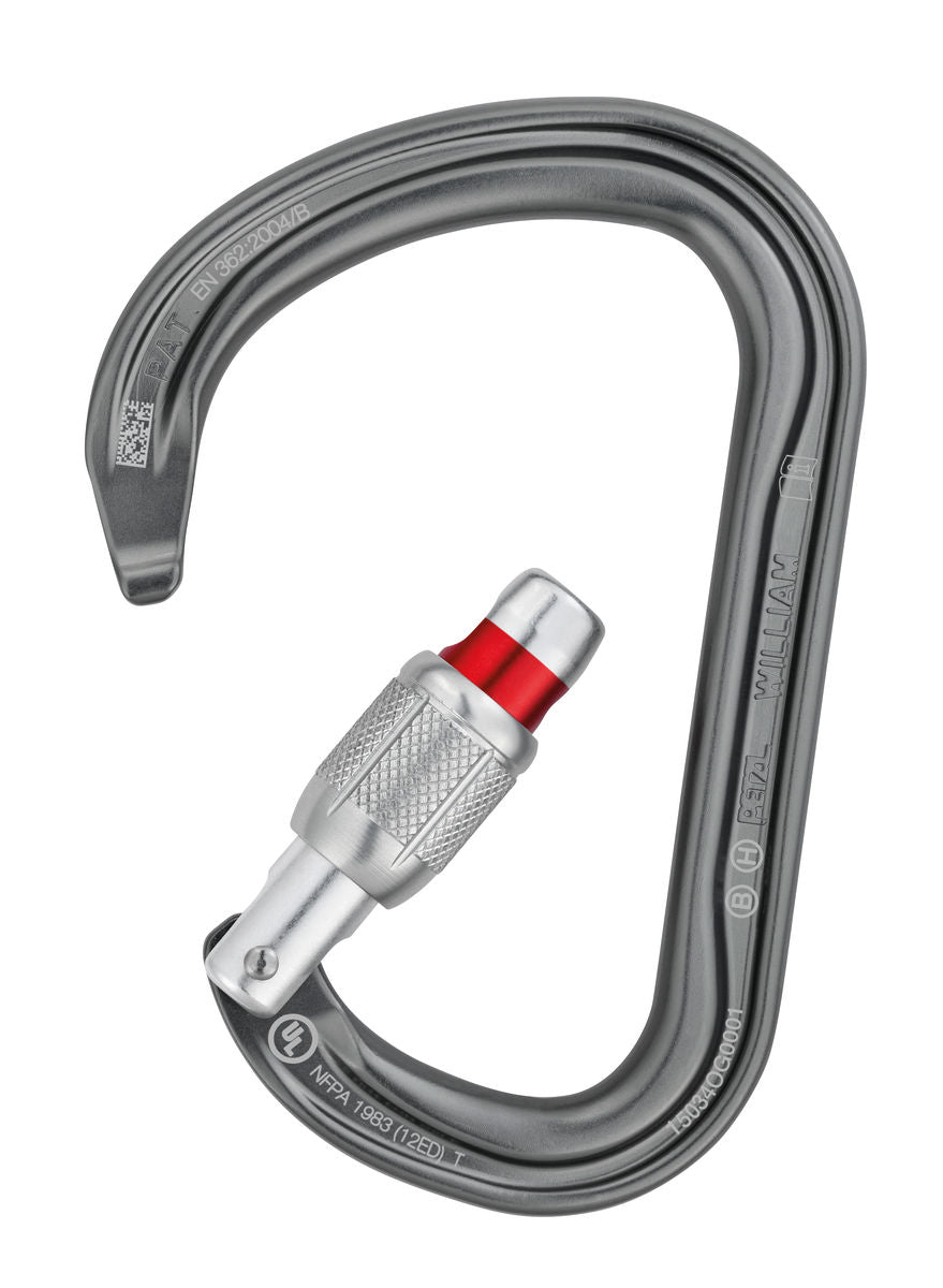 Petzl Mousqueton William Screw-Lock