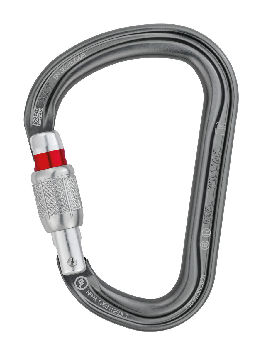 Petzl Mousqueton William Screw-Lock