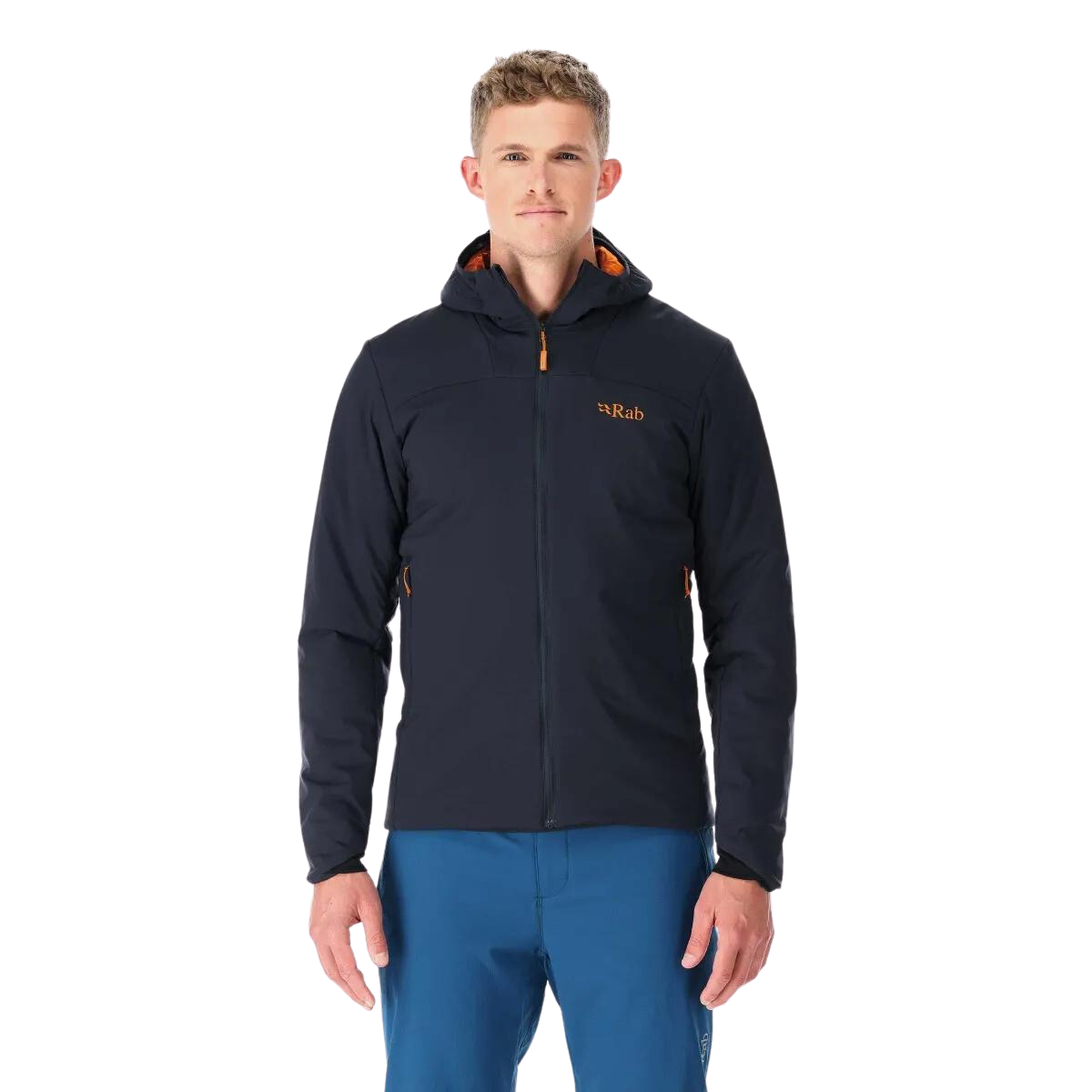 Rab Veste Isolante Légère Xenair Alpine - Homme qip-01 EBONY / MARMALADE