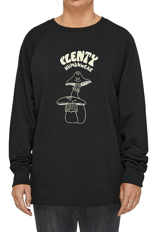 PLENTY CHANDAIL À MANCHE LONGUES FUNGI - UNISEXE mw-cnp09-fcn NOIR