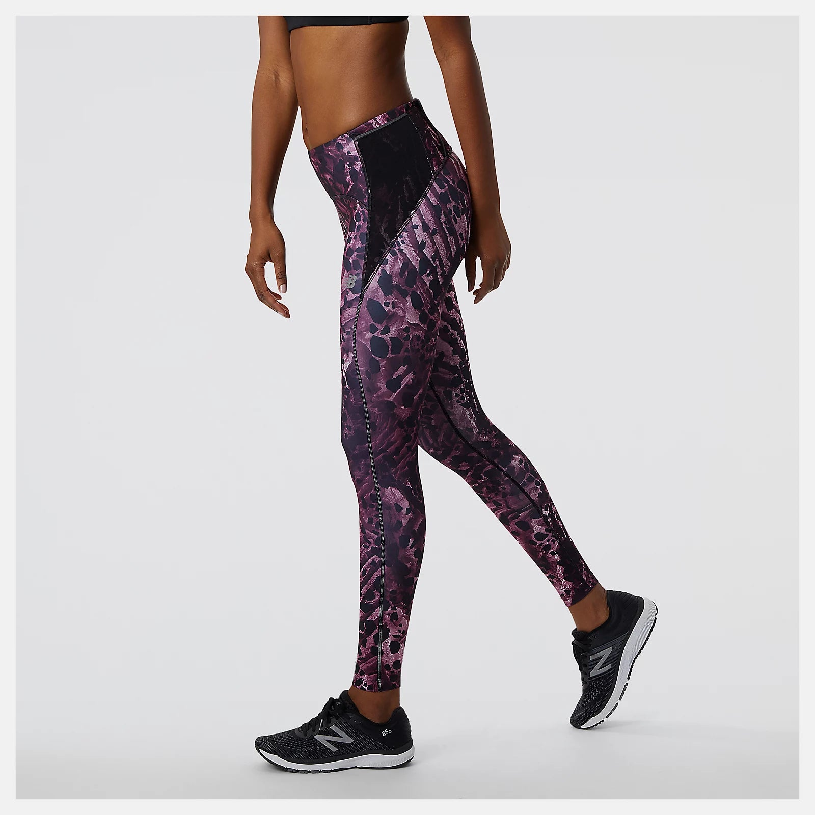 New Balance Legging Printed Impact Run Tight - Femme