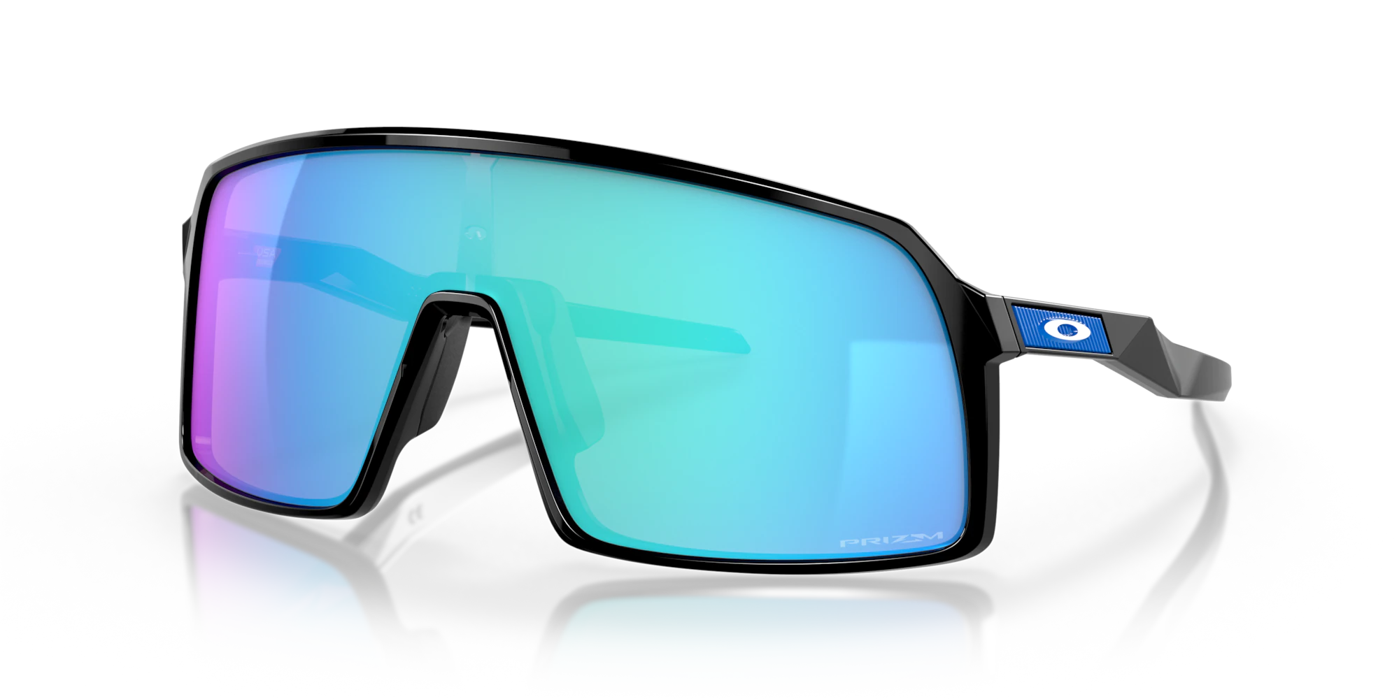 0oo9406-9037
OAKLEY LUNETTES DE SOLEIL SUTRO - UNISEXE - POLISHED BLACK W/PRIZIM SAPHIRE