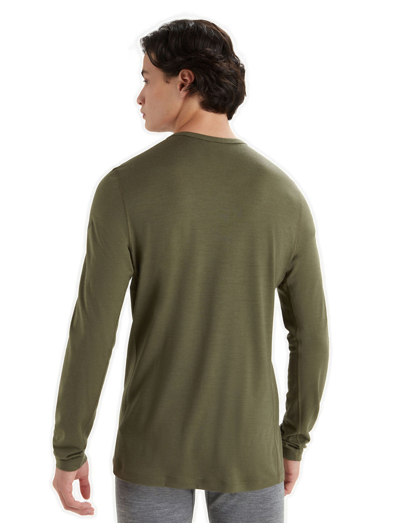 Icebreaker Chandail Col Rond Mérinos 200 Oasis Ls  - Homme