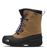 The North Face Bottes D`hiver Alpenglow V Waterproof - Enfant  nf0a5lxf - UTILITY BROWN/TNF BLUE