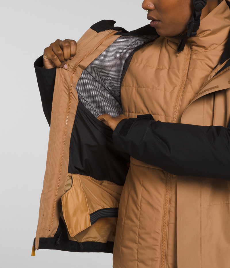 The North Face Veste Garner Triclimate Femme BLACK ALMOND